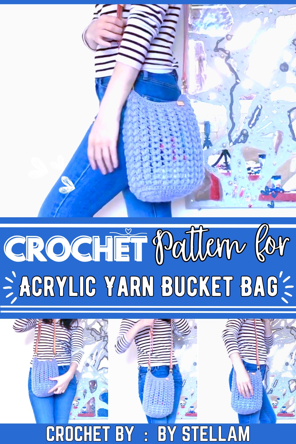 Crochet Bucket Bag Pattern