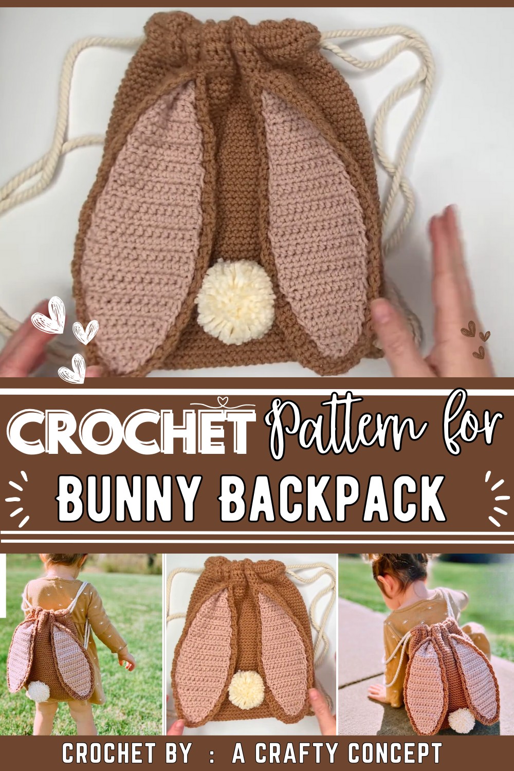 Crochet Bunny Backpack Pattern