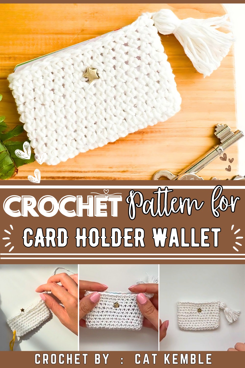 Crochet Card Holder Easy Wallet Tutorial For Beginners