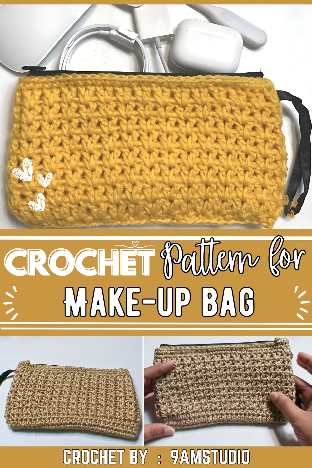 Crochet Make-up Bag
