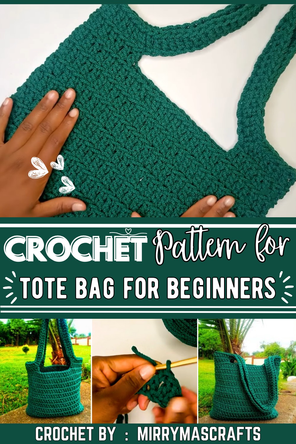 Crochet Tote Bag For Beginners Super Easy Tutorial