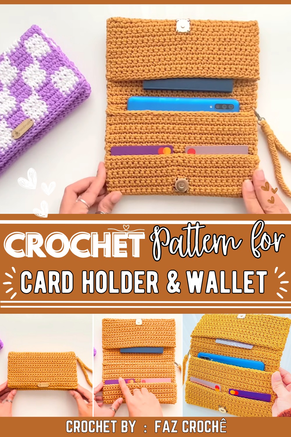 Crochet Wallet Bag - Easy Model