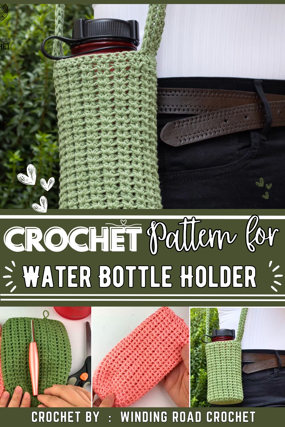 Crochet Water Bottle Holder Pattern