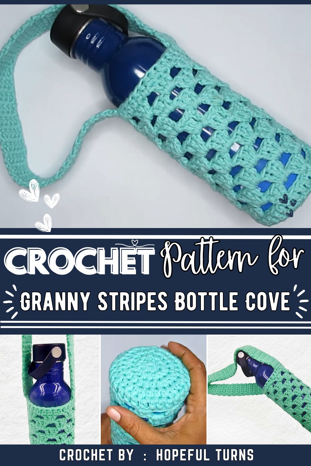 Crochet Water Bottle Holder pattern 1