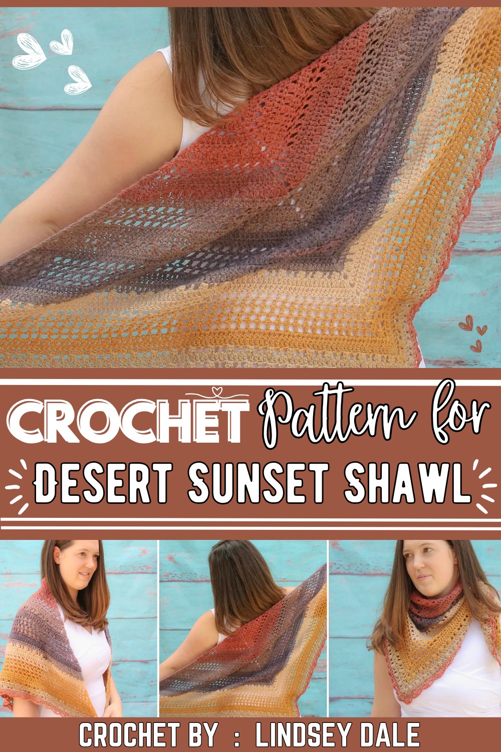 Desert Sunset Shawl