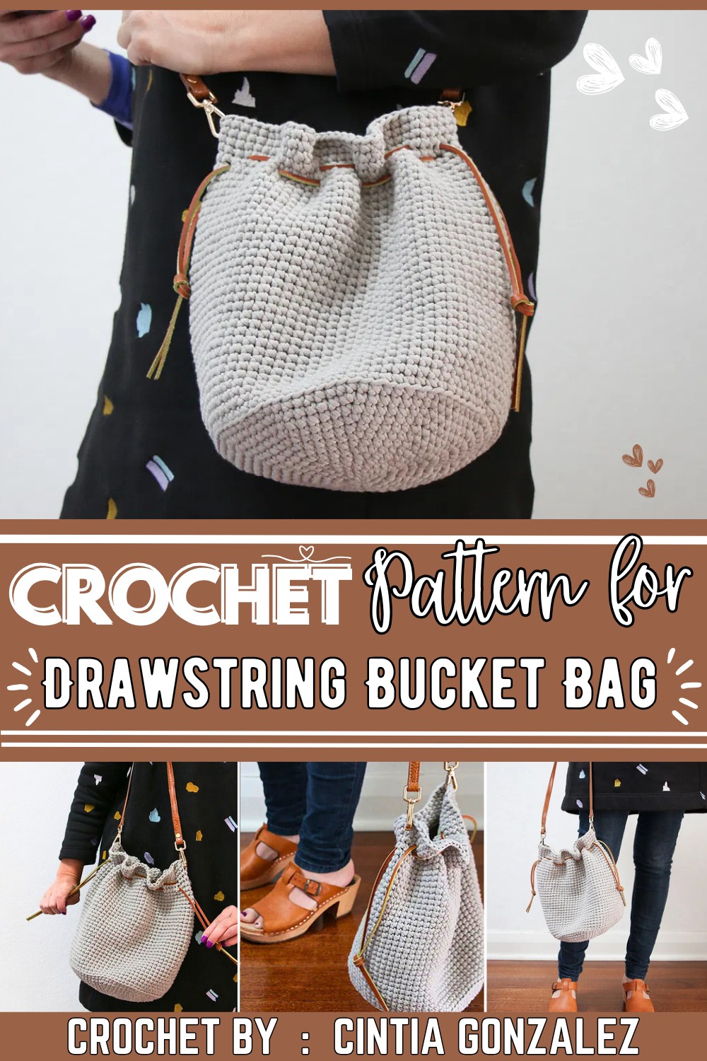 Drawstring Bucket Bag