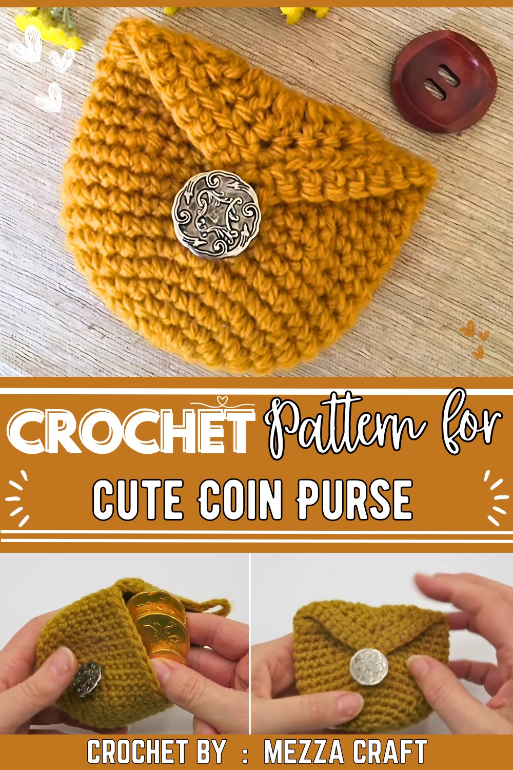 Easy Crochet Coin Purse