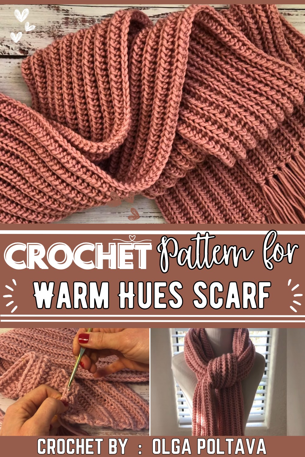 Easy Crochet Scarf For Beginners Crochet Video Tutorial