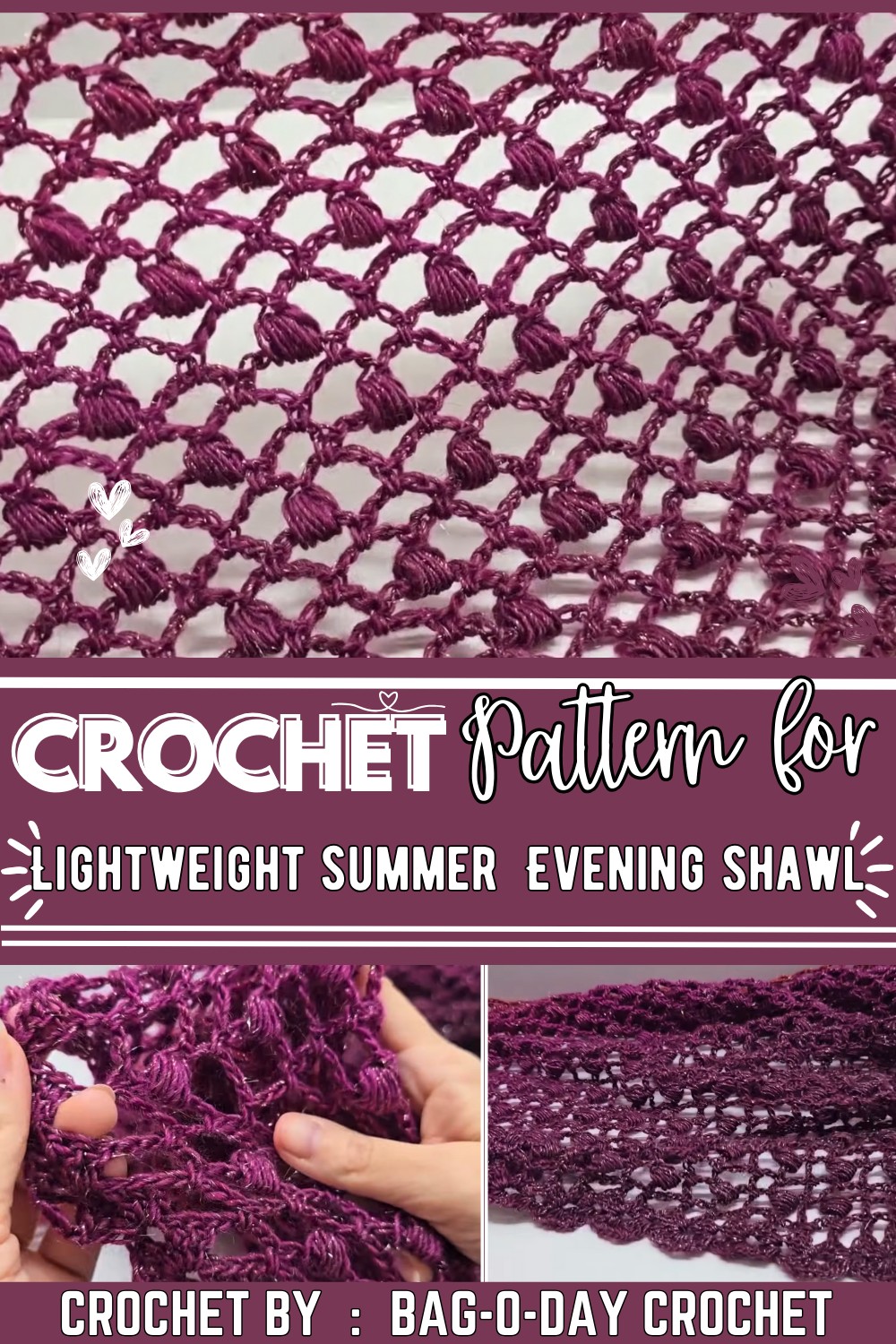 Easy Crochet Shawl Tutorial Lightweight Great For Summer Evening Bliss