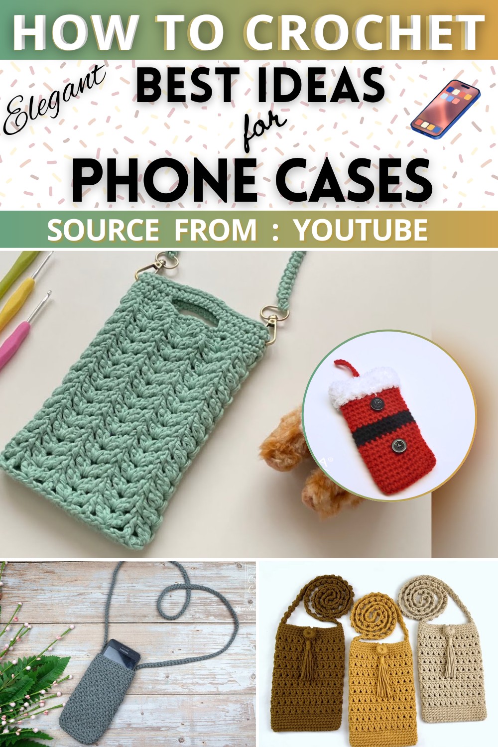 Elegant Phone Cases Free Crochet Patterns