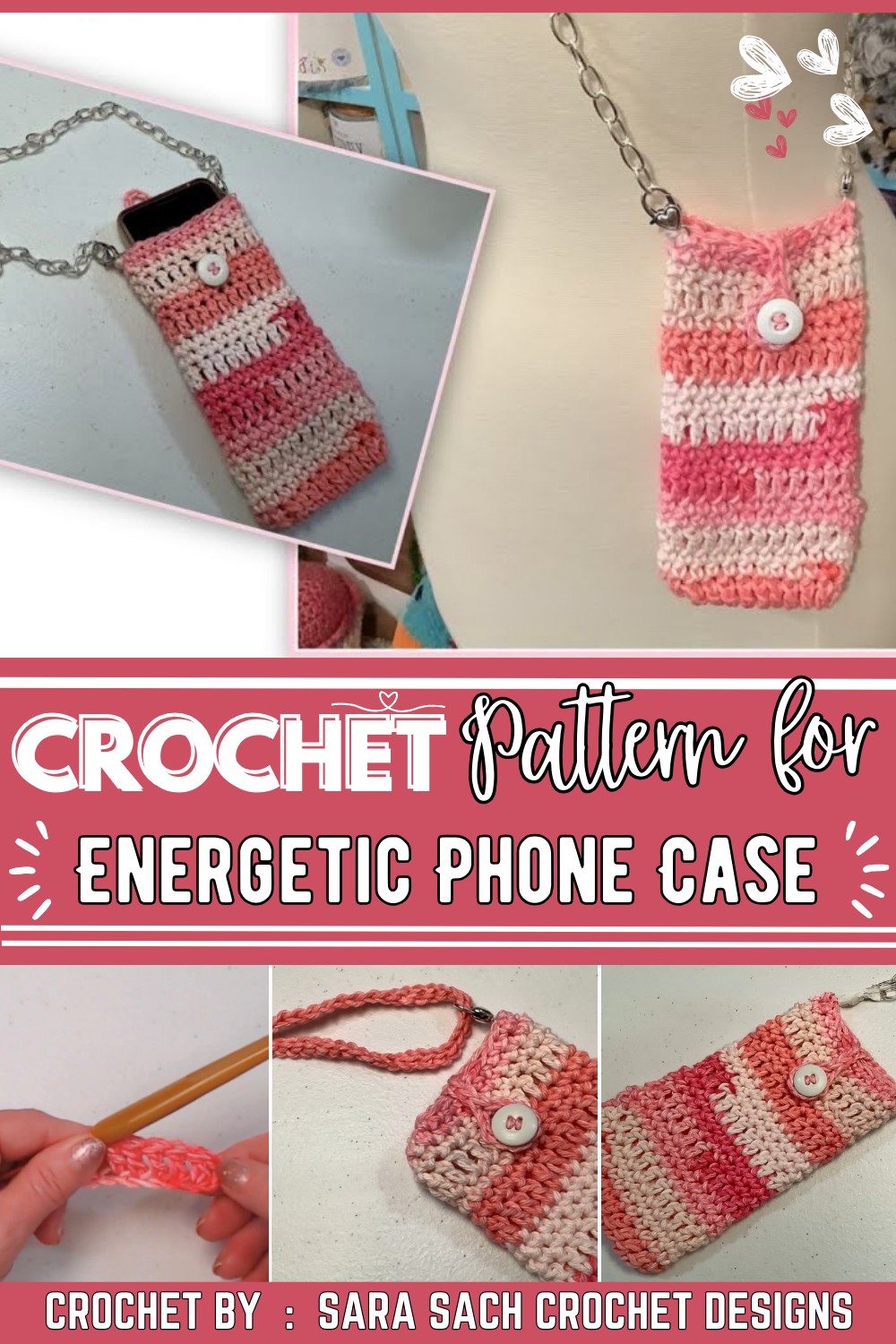 Energetic Phone Case Crochet Pattern