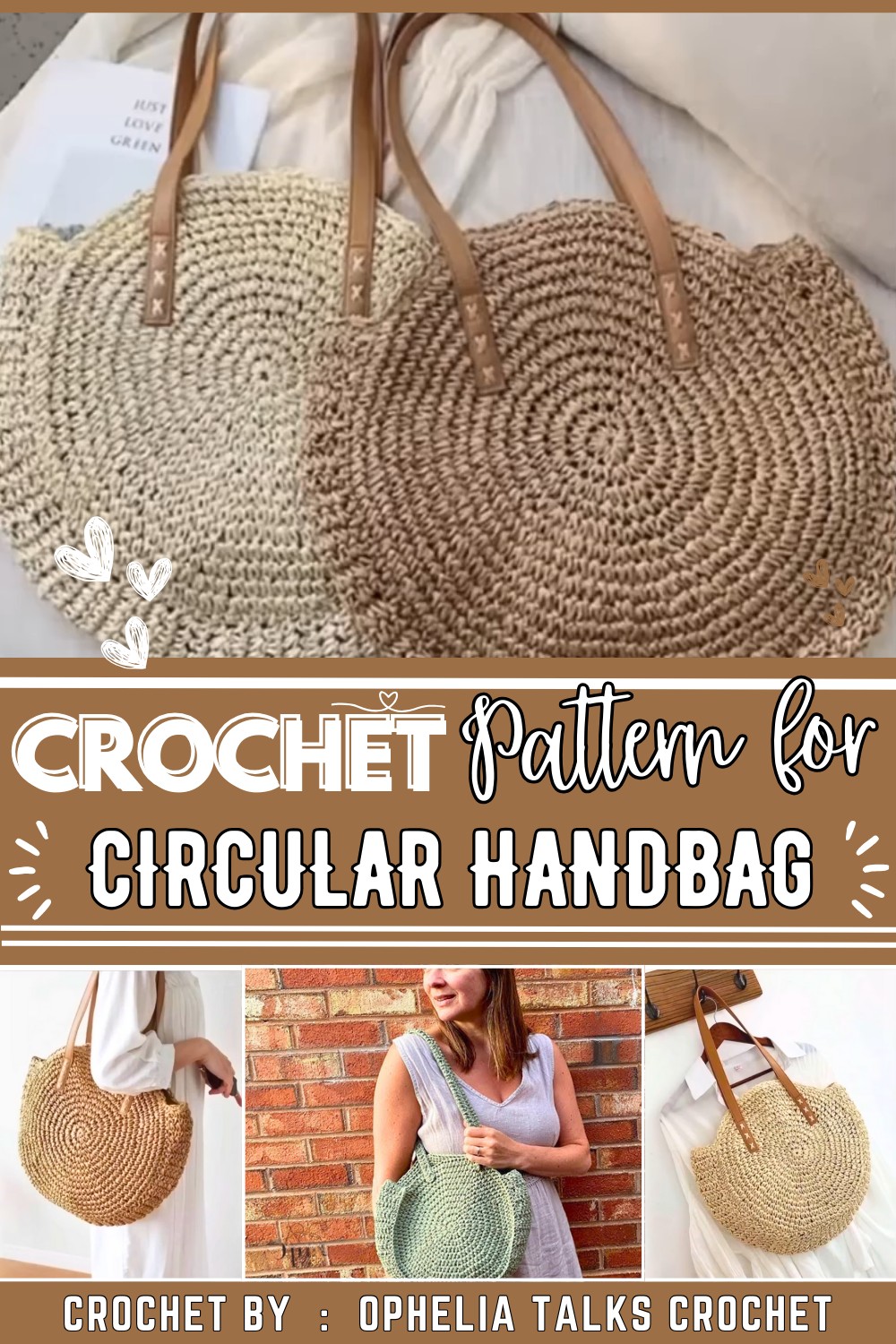How To Crochet A Circular Handbag