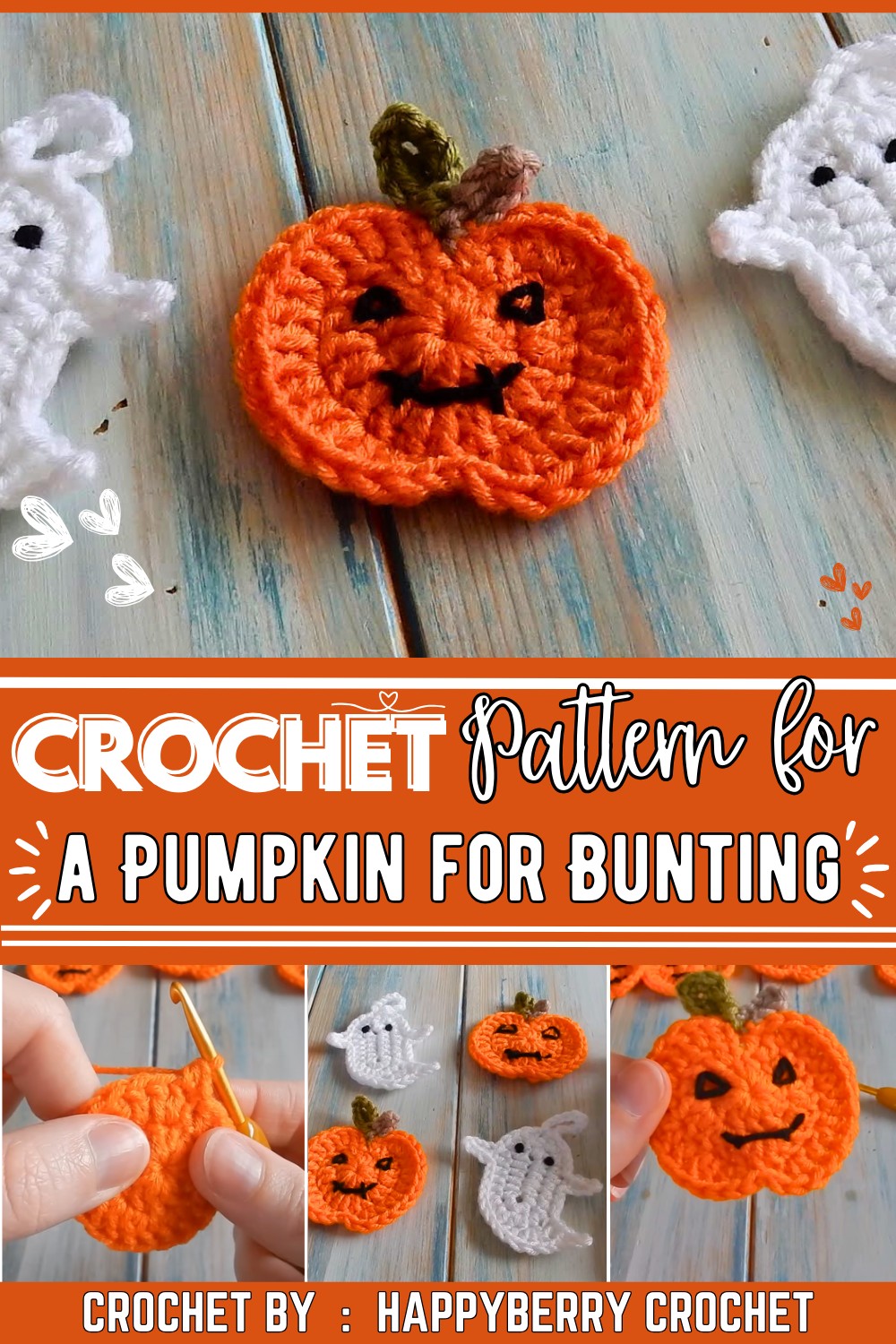 How To Crochet A Pumpkin For Bunting