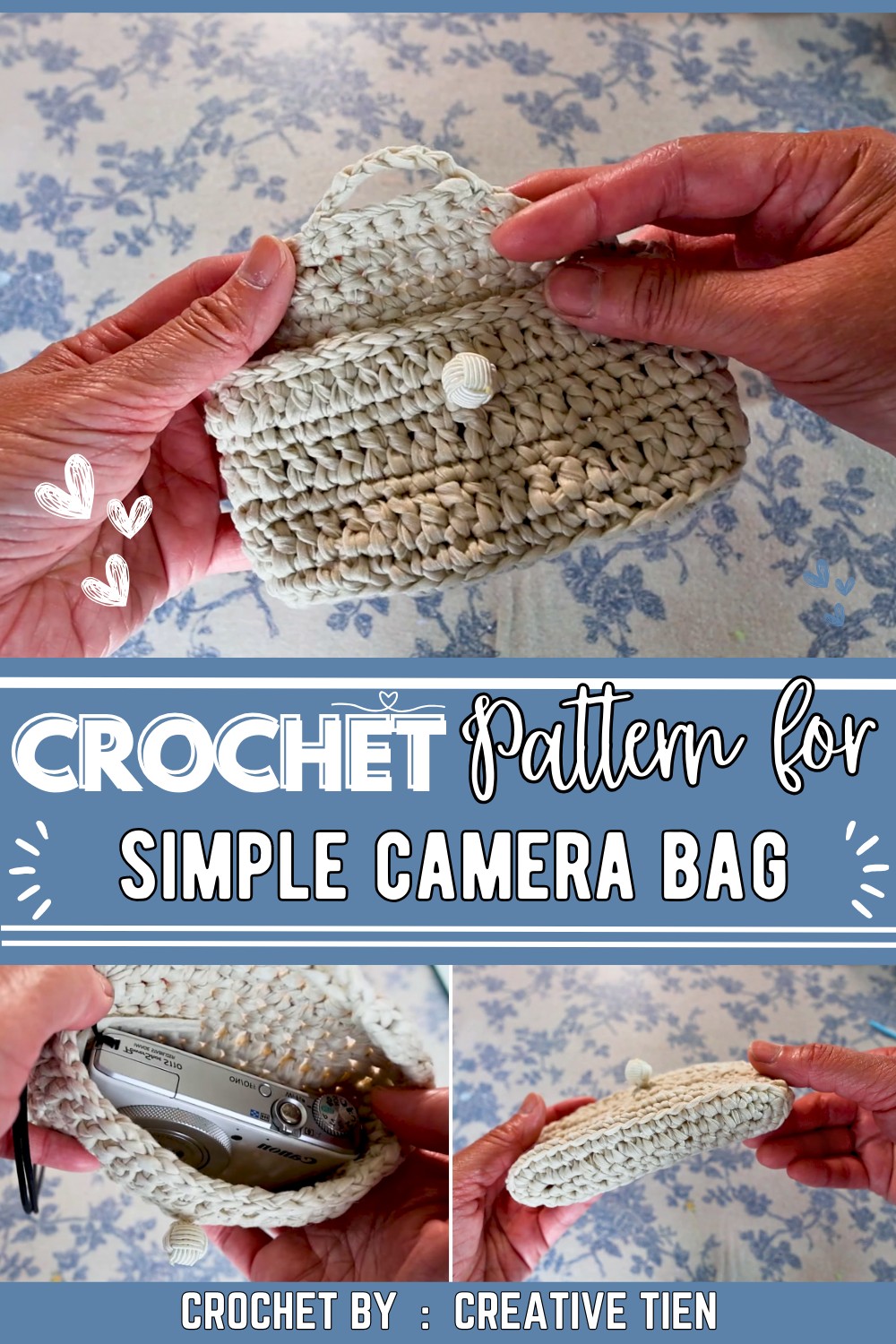 How To Crochet A Simple Camera Bag Or Device Case