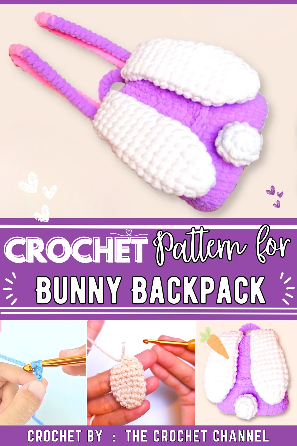 How To Crochet Bunny Backpack
