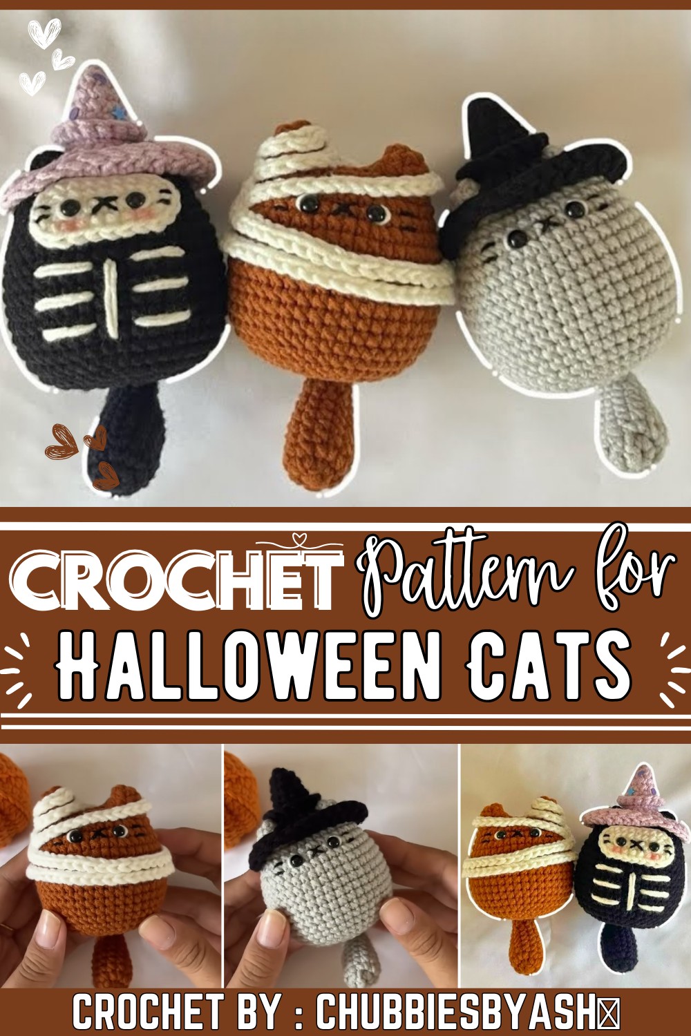 How To Crochet Halloween Cats