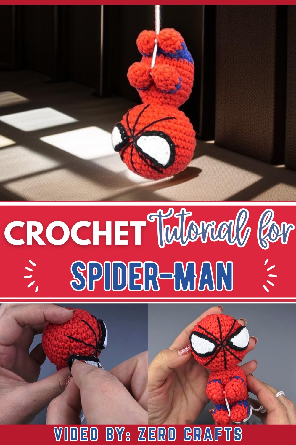 How To Crochet Spider-Man Step By Step