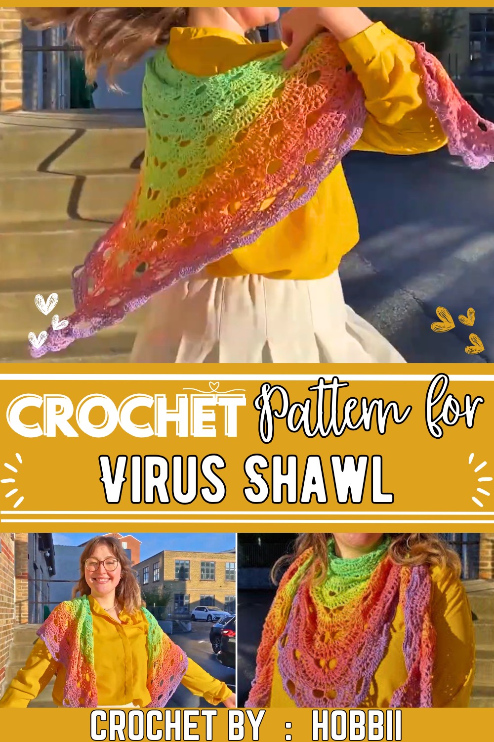 How To Crochet The Virus Shawl 2