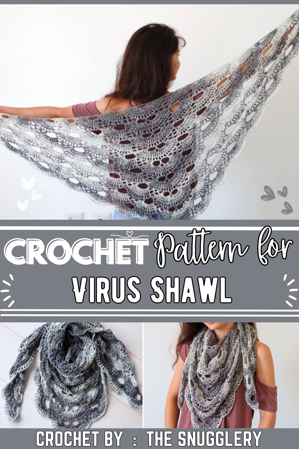 How To Crochet The Virus Shawl