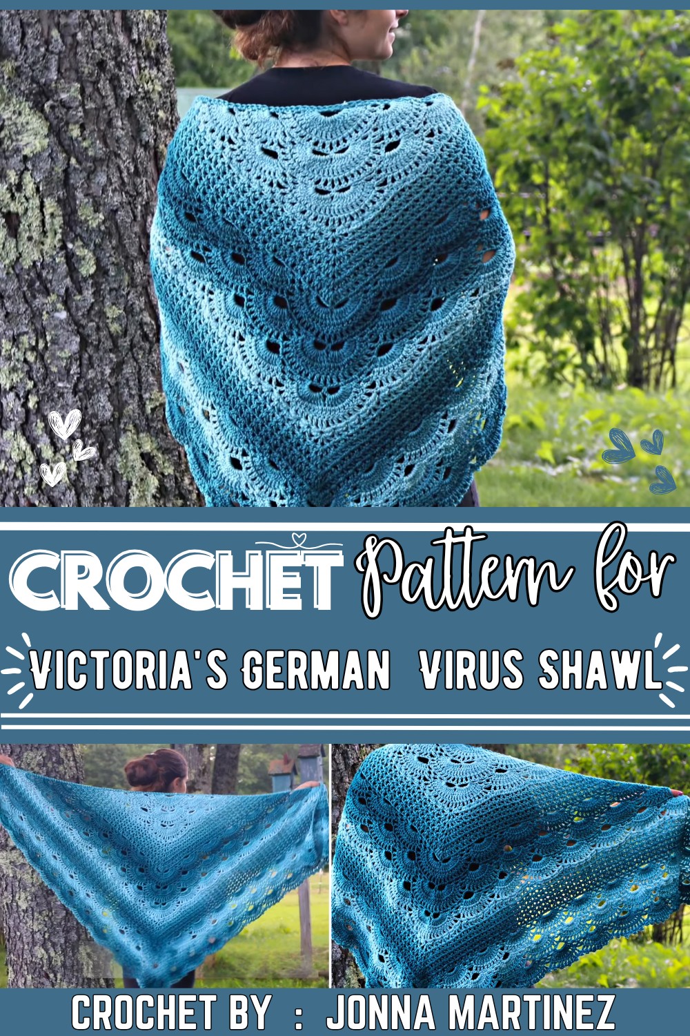 How To Crochet Victoria's German Shells Shawl