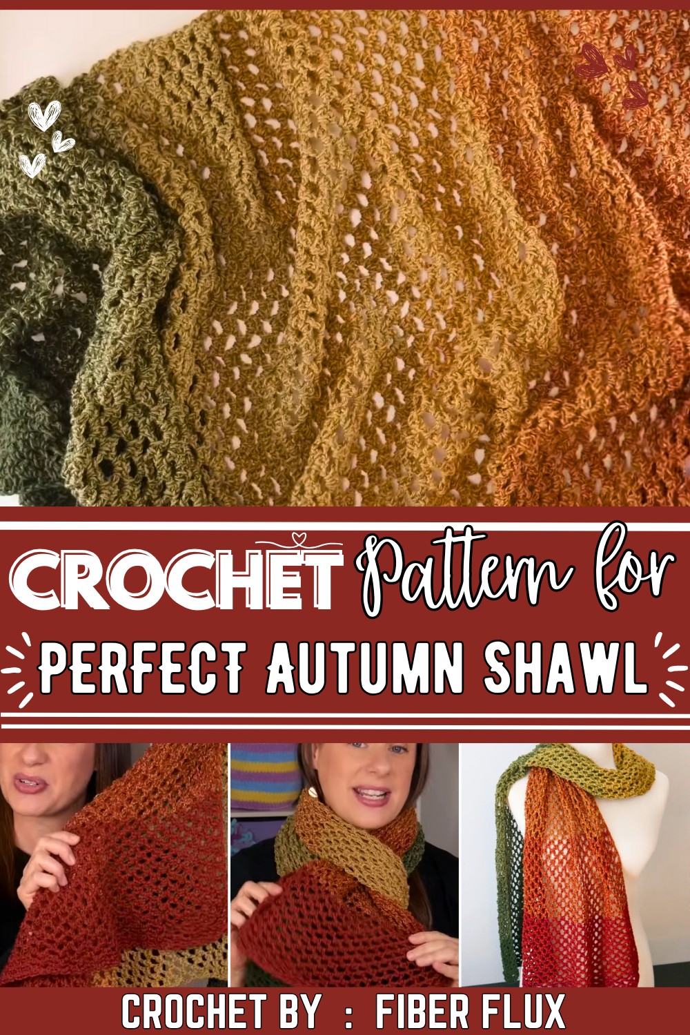 How To Crochet the Autumn Symphony Shawl 1