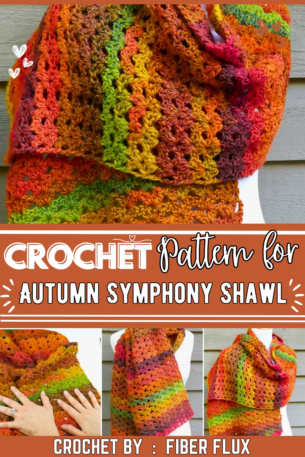 How To Crochet the Autumn Symphony Shawl