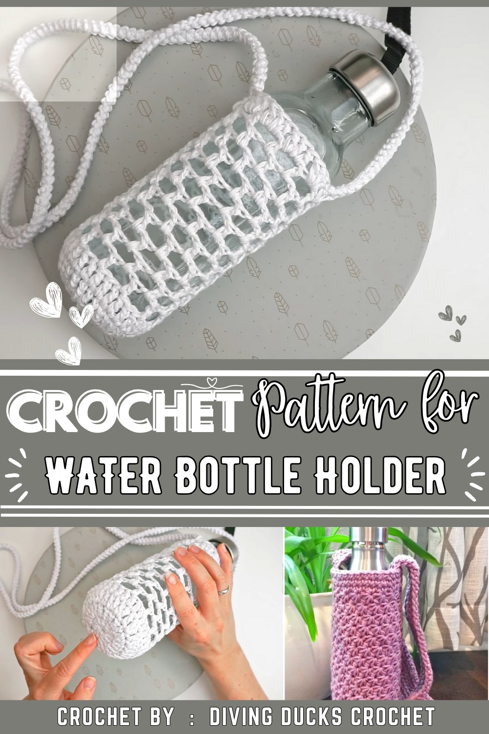 How to Crochet WATER Bottle Holder