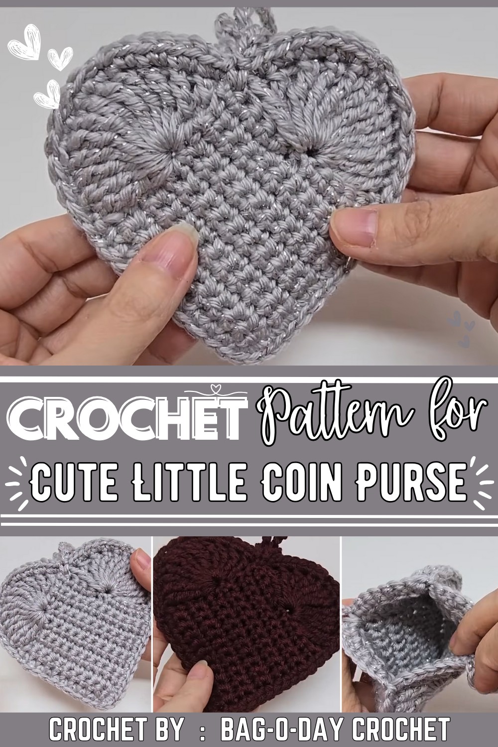 Learn To Crochet Cute Little Coin Purse Crochet Tutorial Bagoday