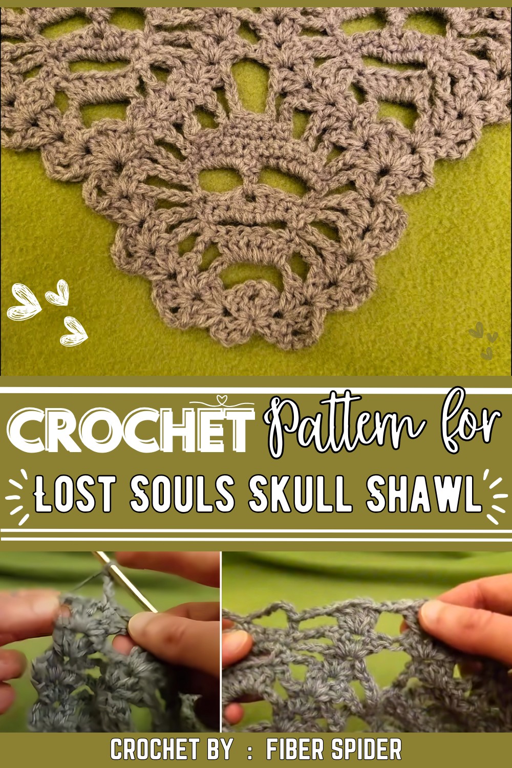 The Lost Souls Skull Shawl
