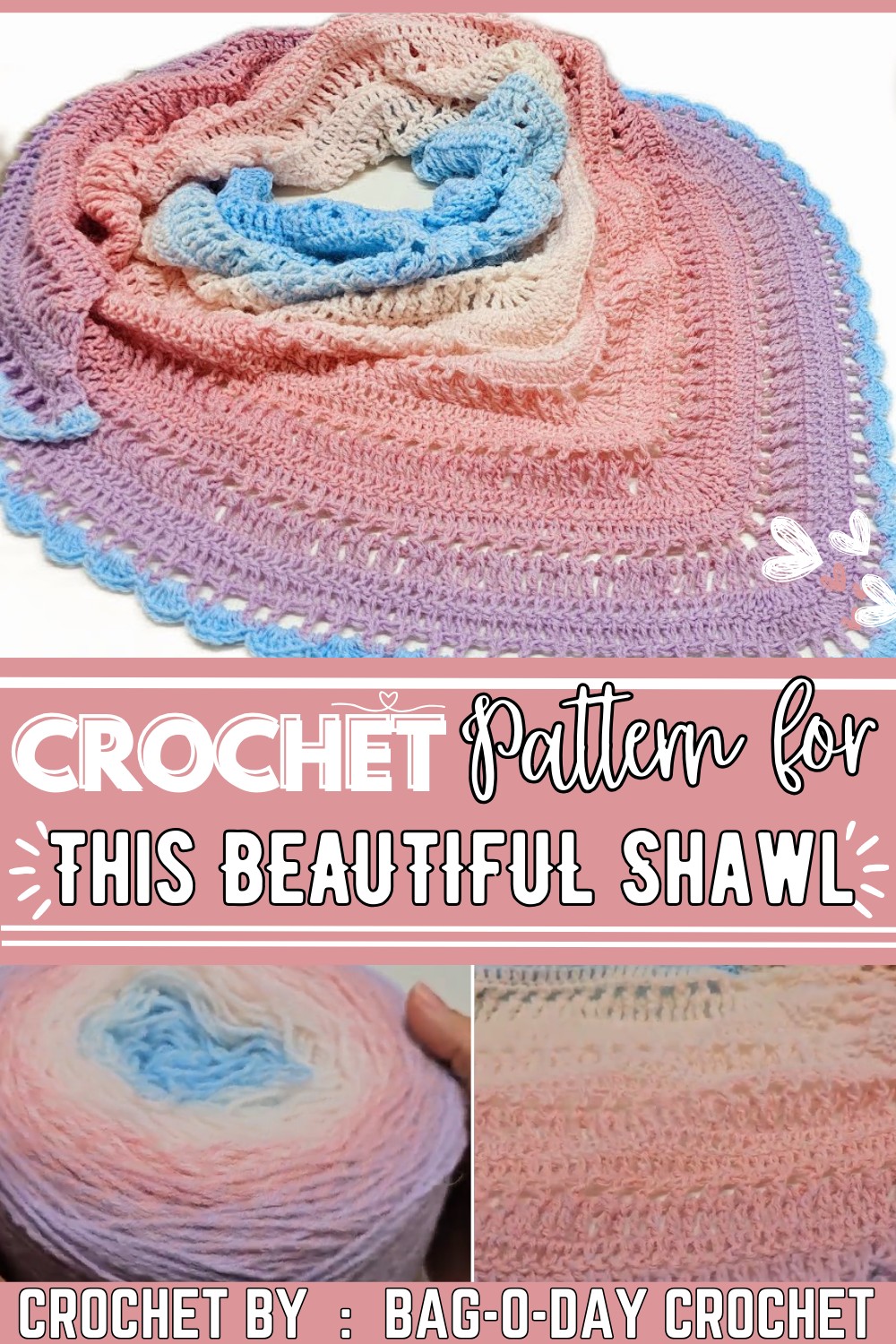This Beautiful Crochet Shawl Will Definitely Turn Some Heads