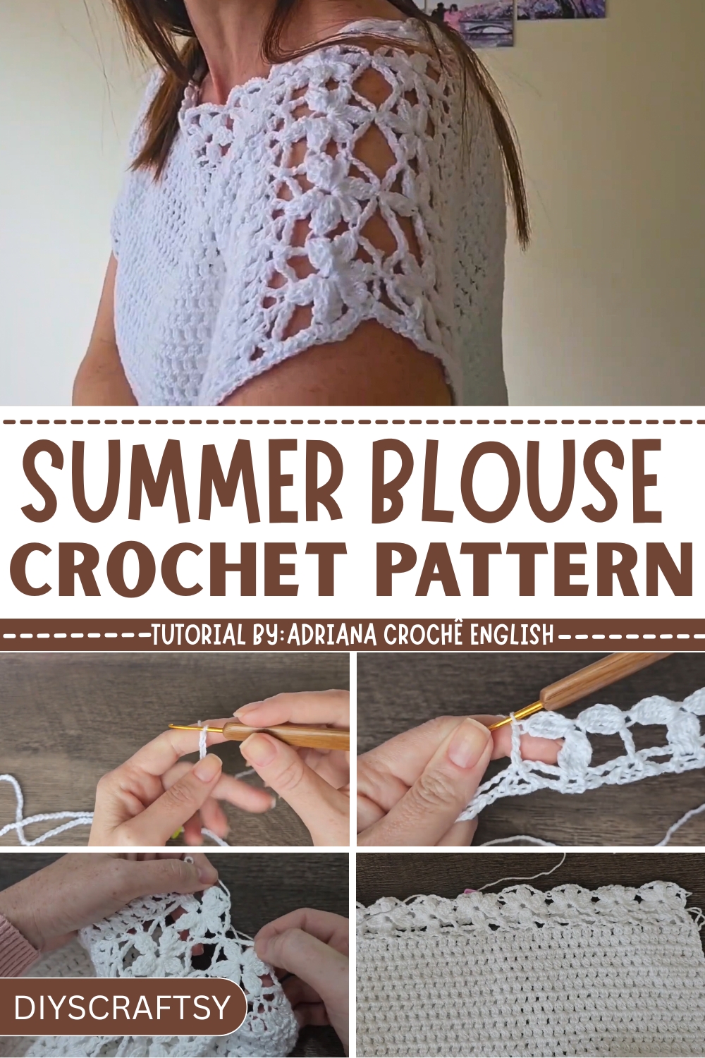 Beautiful Crochet Blouse to Refresh Your Wardrobe