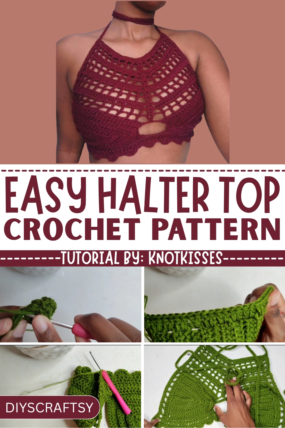 Beautiful Crochet Halter Top Pattern