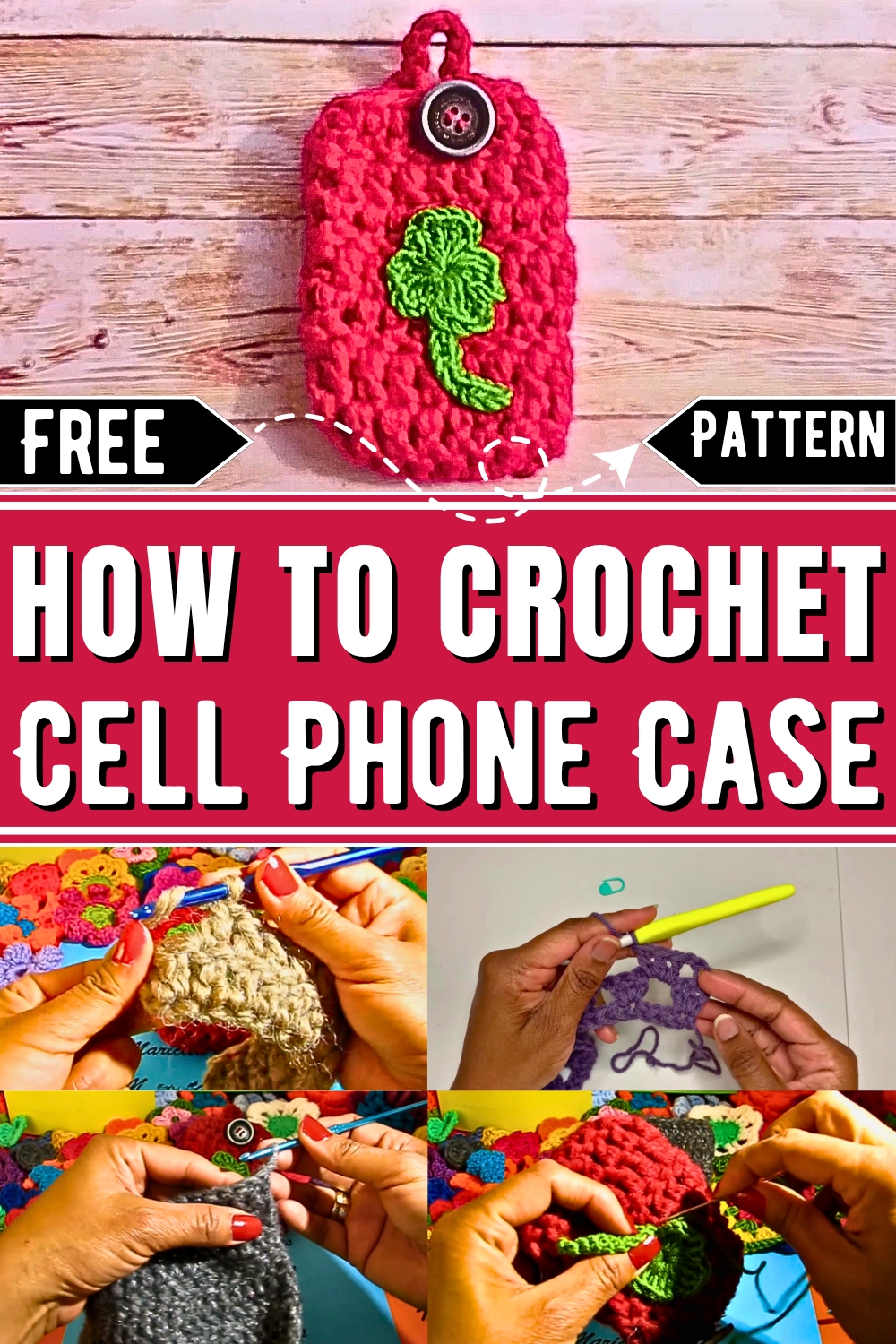 Crochet Basic Cell Phone Case