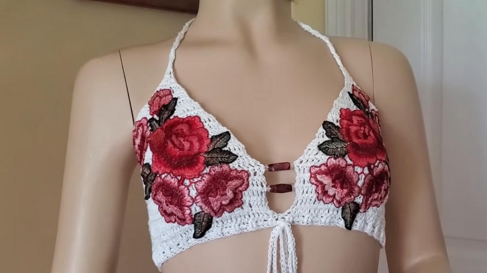 Crochet Bikini Crop Top Pattern 1