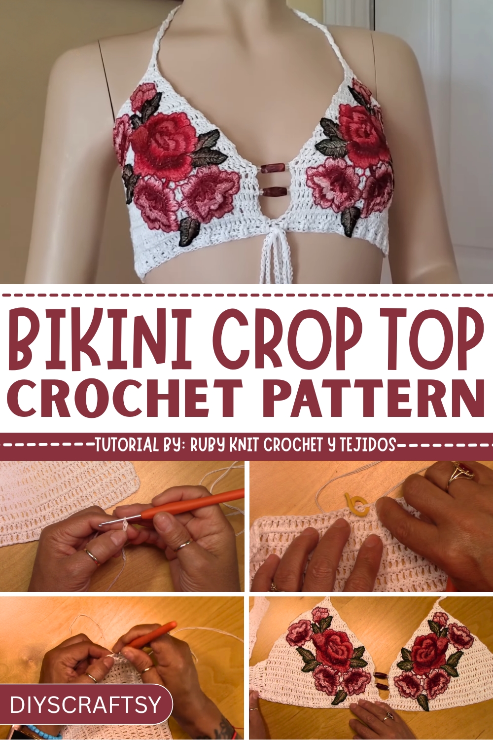 Crochet Bikini Crop Top Pattern