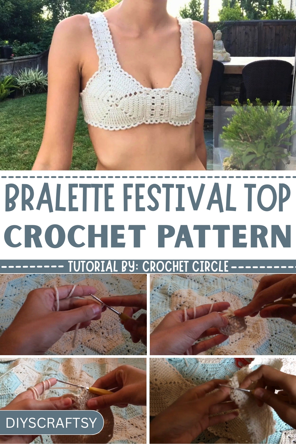 Crochet Festivals Bralette Top Pattern