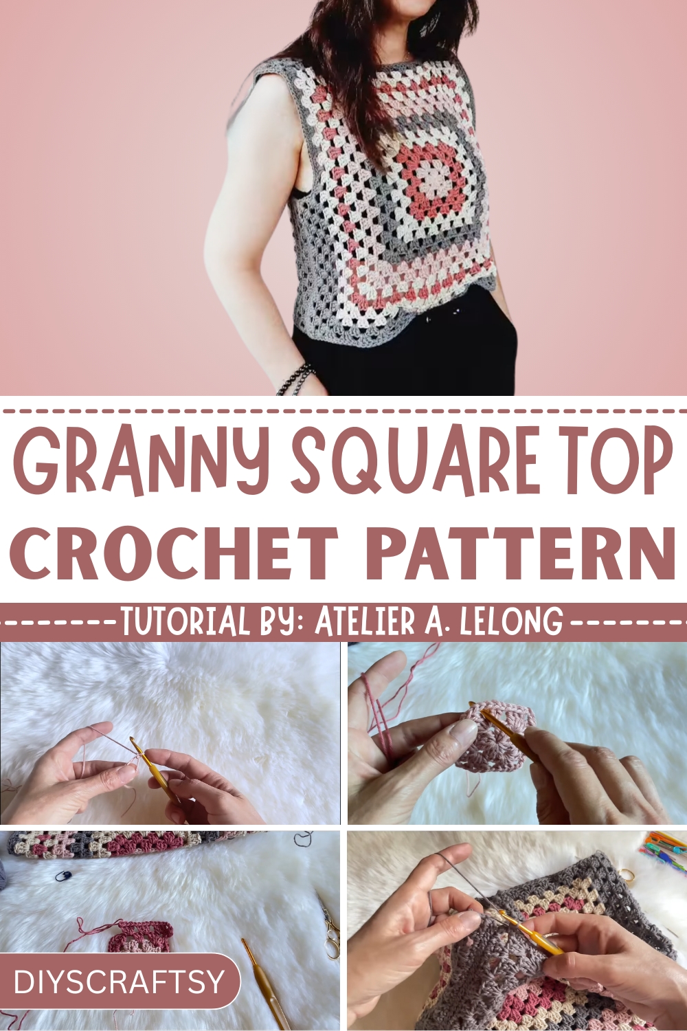 Crochet Granny Square Top