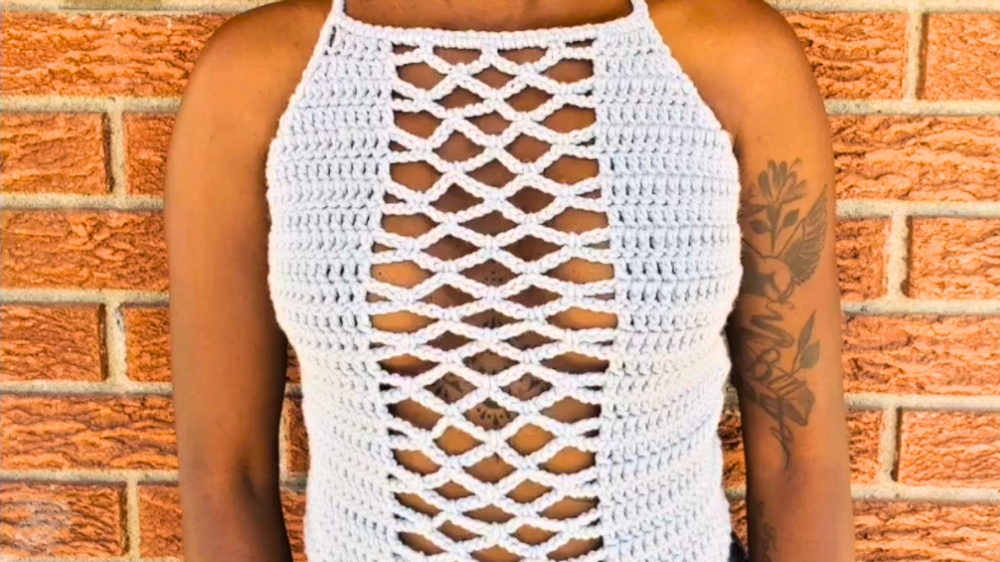 Crochet Mesh Top to Beat the Summer Heat 1