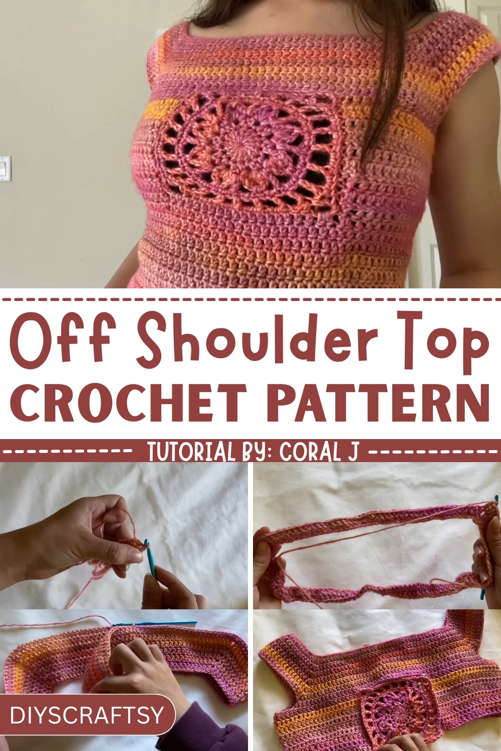 Crochet Off-Shoulder Tops