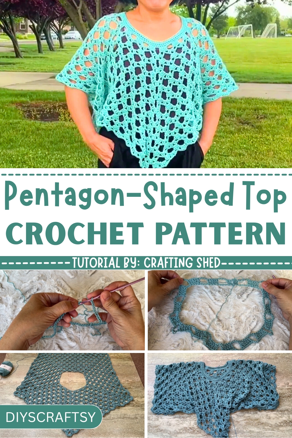 Crochet Pentagon-Shaped Top Pattern