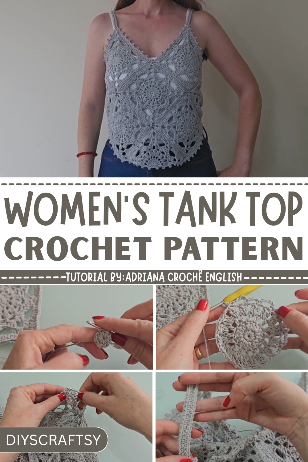 Crochet Women’s Tank Top Pattern