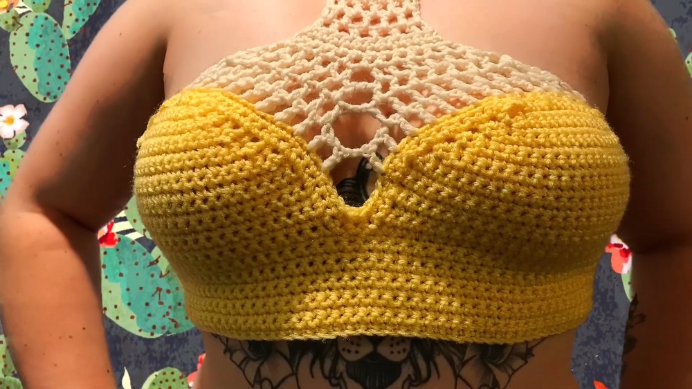 Easy Crochet Halter Top Pattern 1