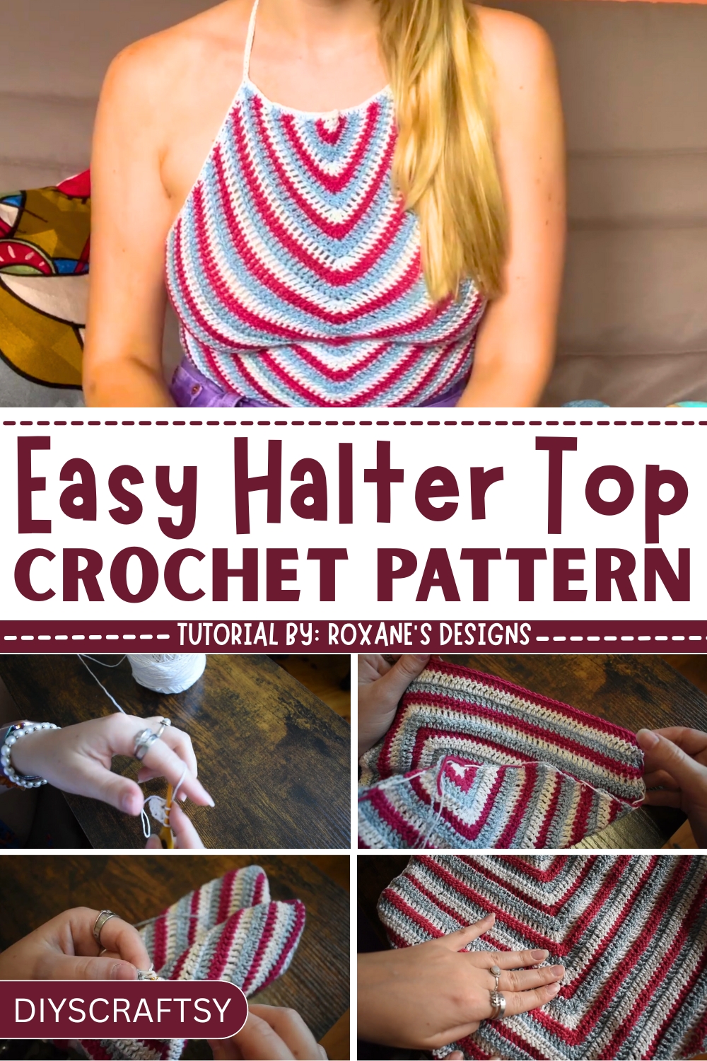 Easy-to-Follow Crochet Halter Top Pattern