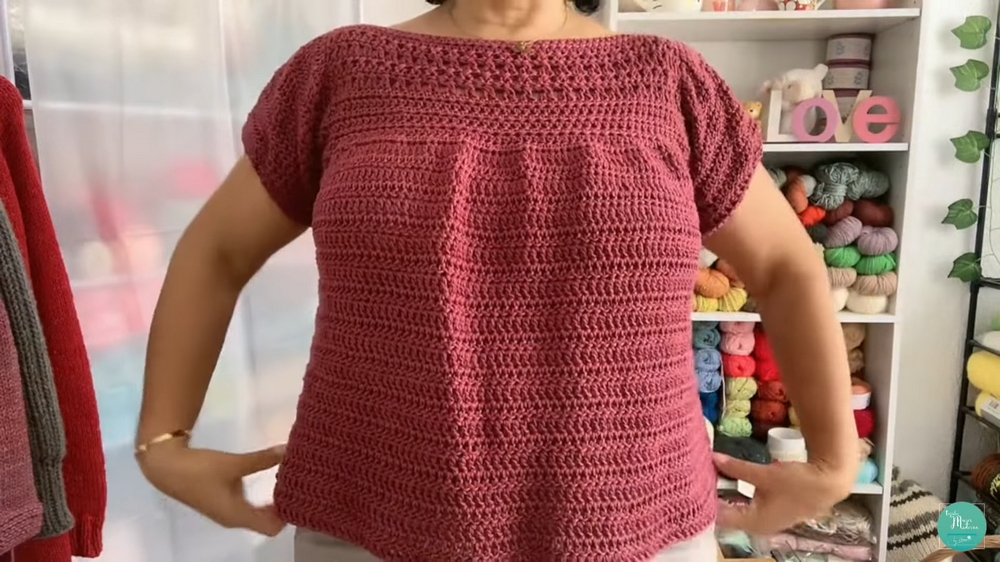 Finish a Free Crochet Blouse in a Weekend with Free Pattern 1
