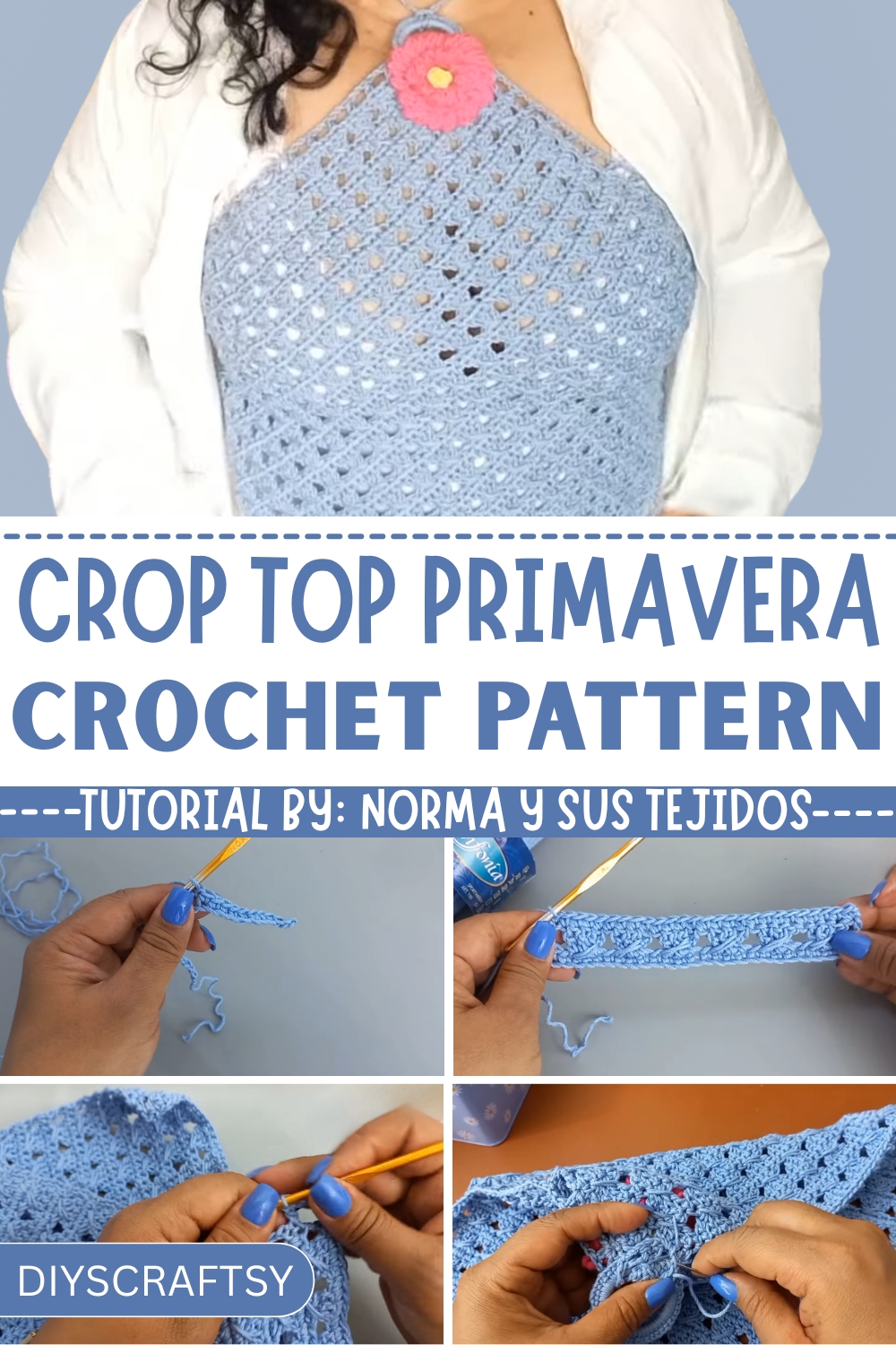 Flawless Crochet Primavera Crop Top