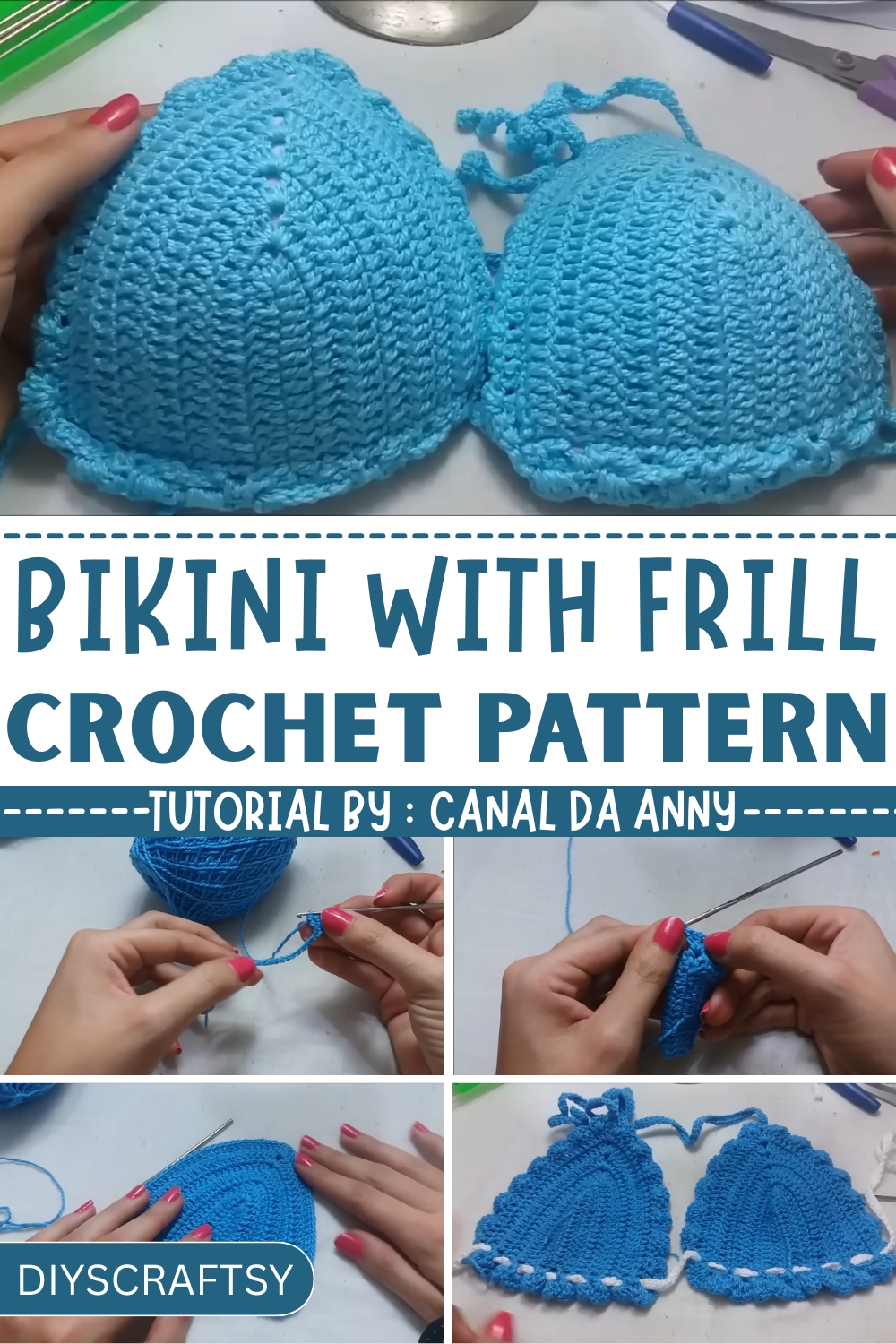 Free Crochet Bikini with Frill Pattern