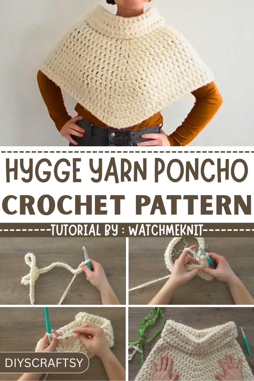 Free Hygge Yarn Poncho Crochet Pattern