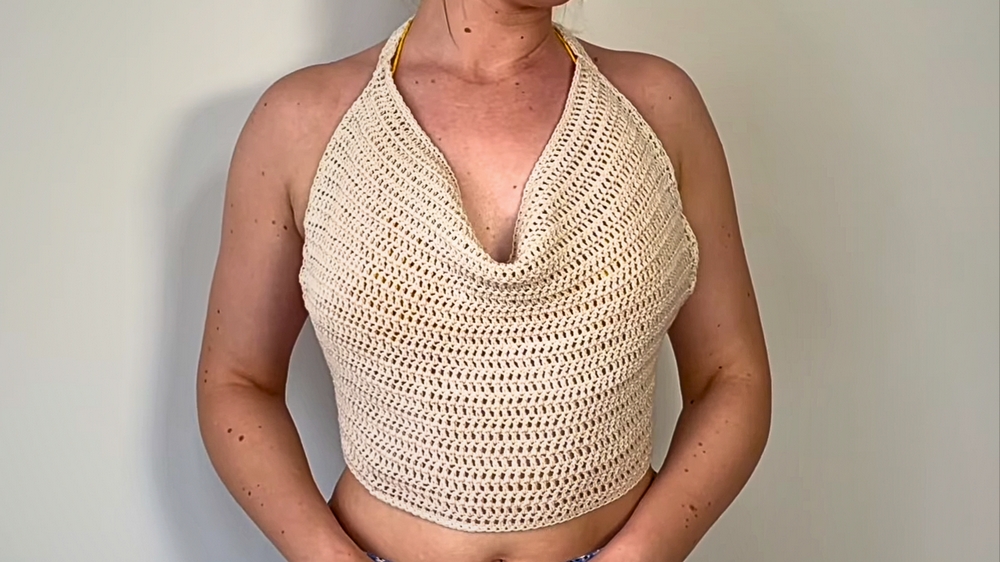 How to Adjust a Free Crochet Summer Top Pattern 1