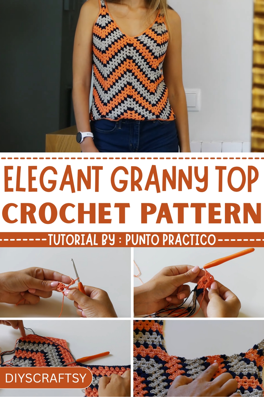 How to Crochet Granny Top Pattern