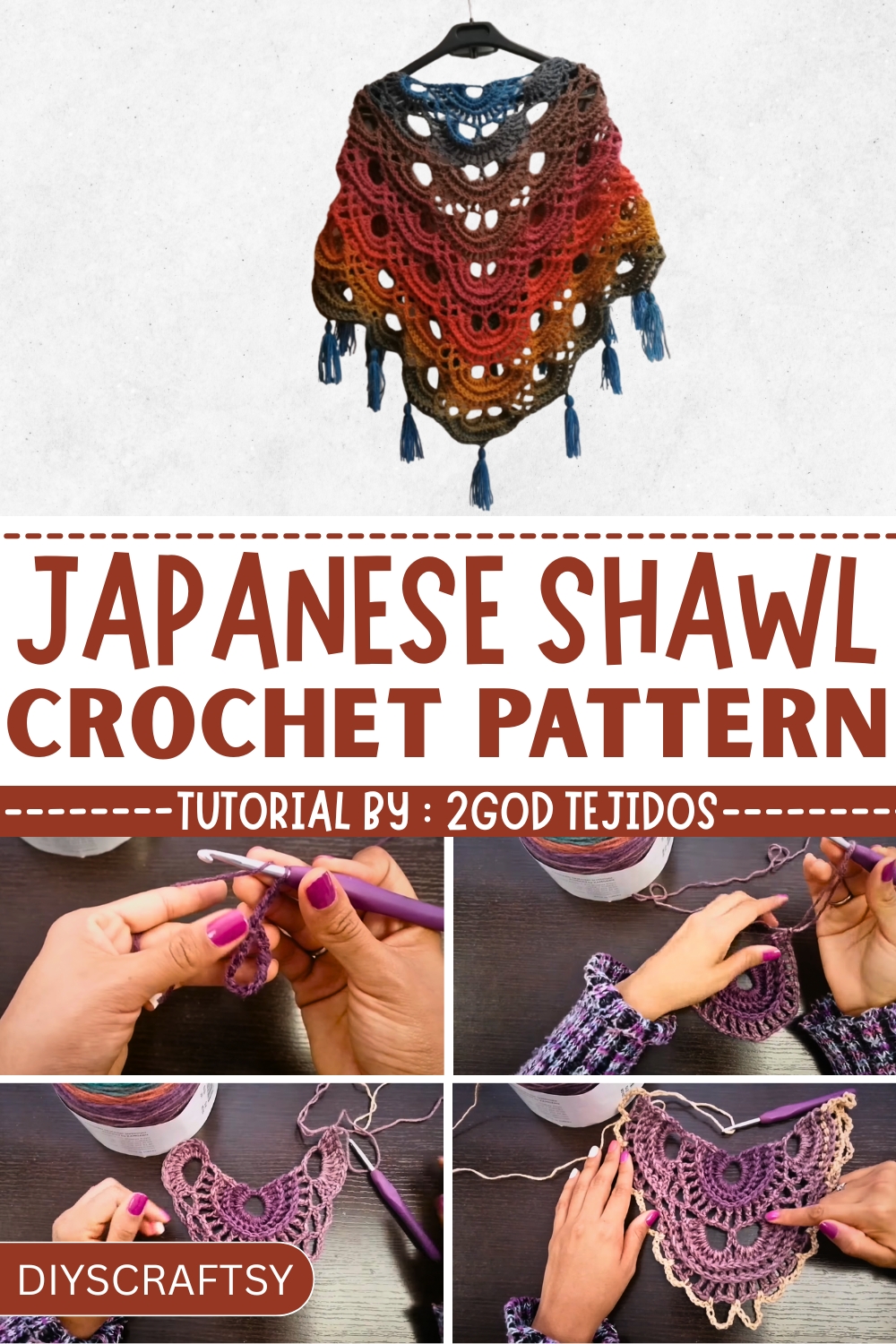How to Crochet Japanese Shawl